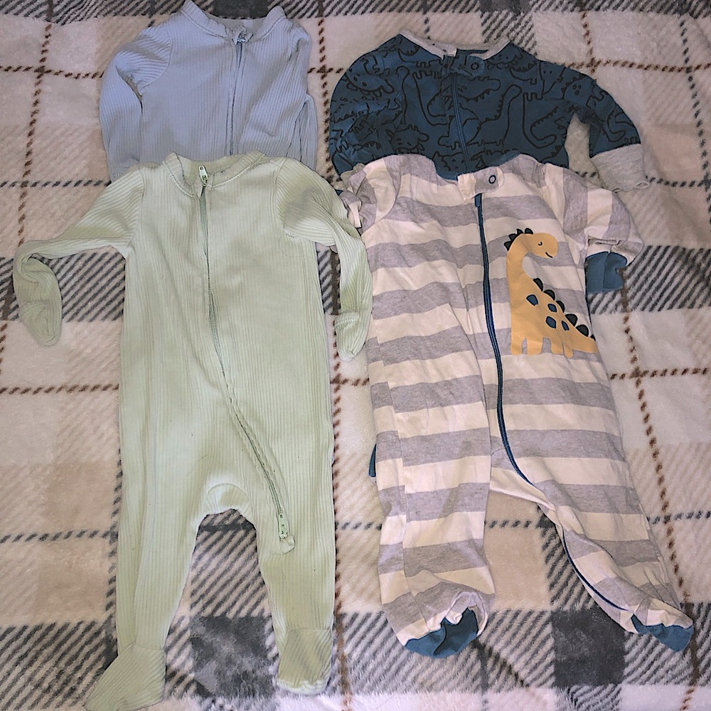 Onesie Bundle 0-3 months old navy and gerber